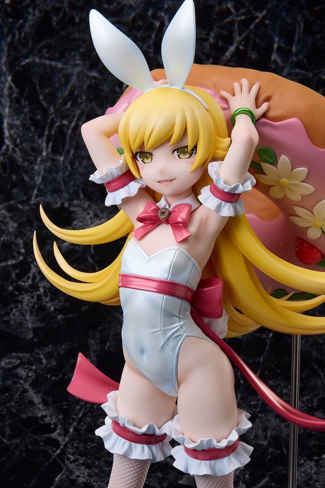 Monogatari Series PVC Statue 1/4 Shinobu Oshino White Bunny Ver. 35 cm    4595057570157