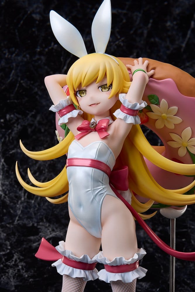 Monogatari Series PVC Statue 1/4 Shinobu Oshino White Bunny Ver. 35 cm    4595057570157