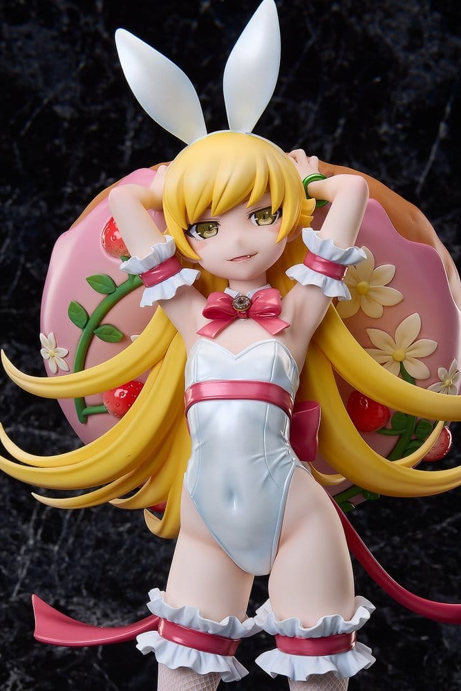 Monogatari Series PVC Statue 1/4 Shinobu Oshino White Bunny Ver. 35 cm    4595057570157
