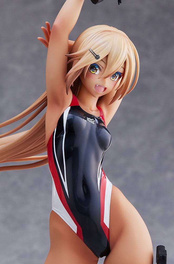 Arms Note PVC Statue 1/7 Kouhai-chan of the Swim Club Red Line Swimsuit Ver. 29 cm 4981932517575