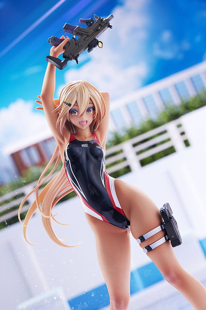 Arms Note PVC Statue 1/7 Kouhai-chan of the Swim Club Red Line Swimsuit Ver. 29 cm 4981932517575