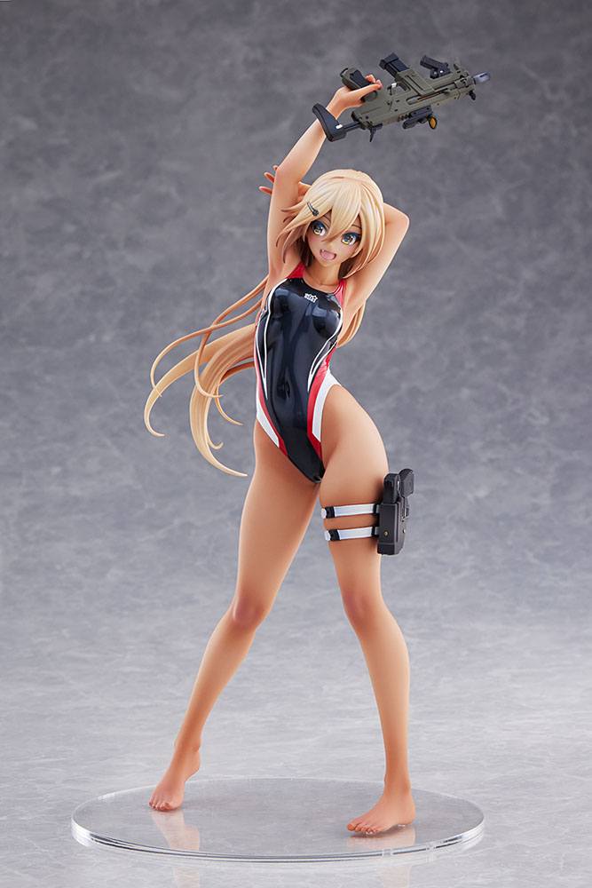 Arms Note PVC Statue 1/7 Kouhai-chan of the Swim Club Red Line Swimsuit Ver. 29 cm 4981932517575