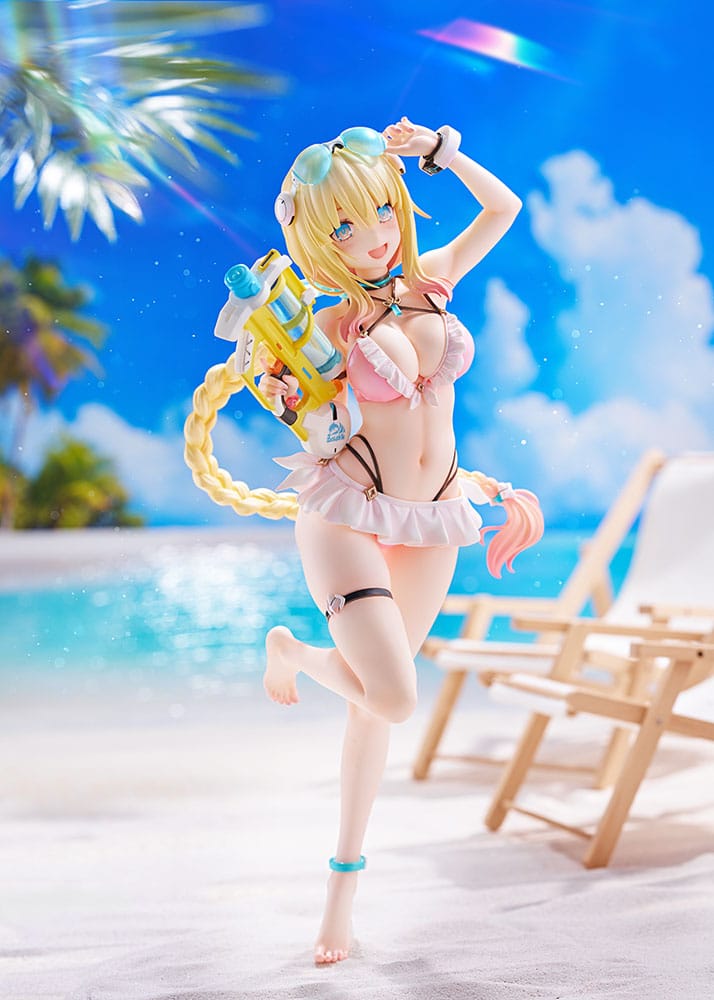 Phantasy Star Online PVC Statue 1/7 es Akhtal Summer Vacation 24 cm      4981932524955