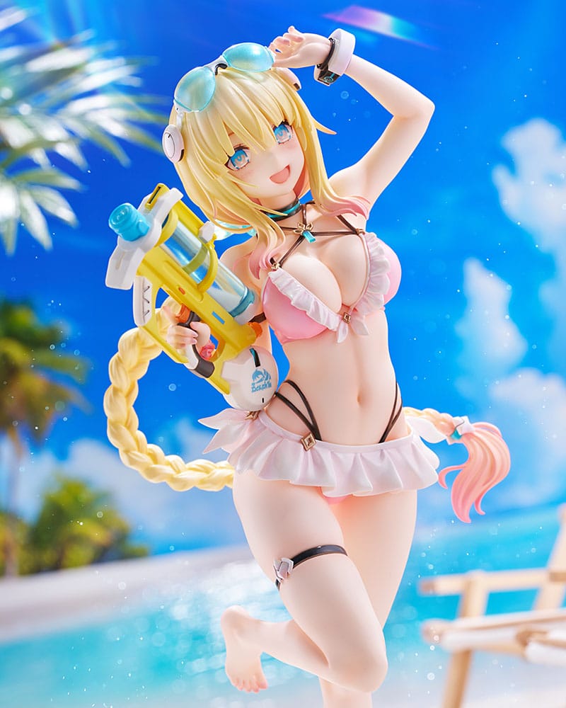 Phantasy Star Online PVC Statue 1/7 es Akhtal Summer Vacation 24 cm      4981932524955