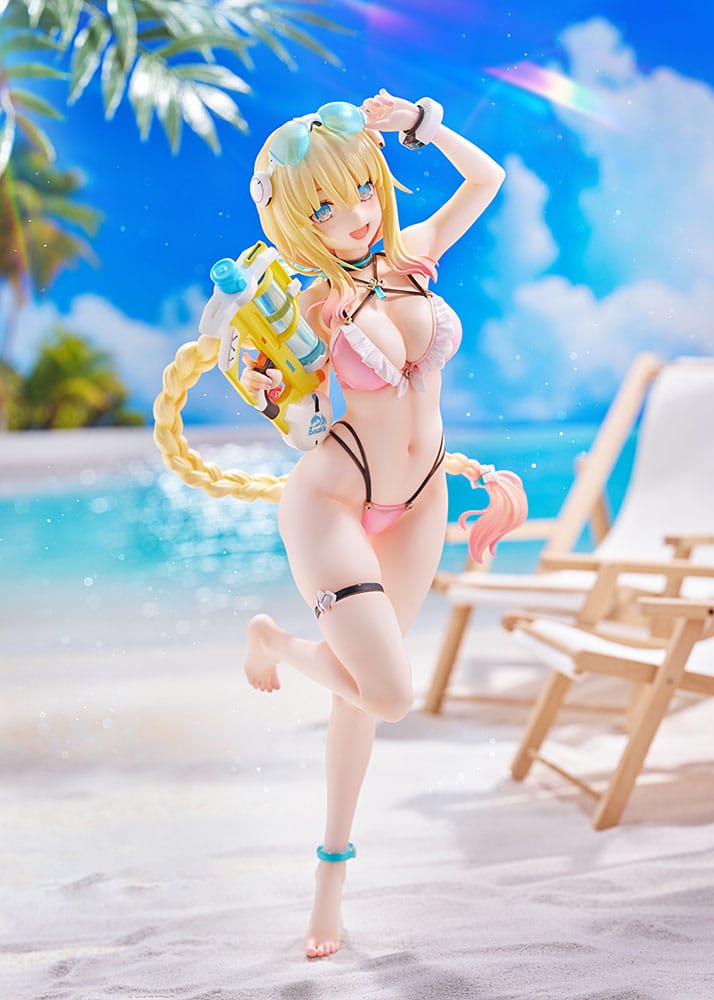 Phantasy Star Online PVC Statue 1/7 es Akhtal Summer Vacation 24 cm      4981932524955