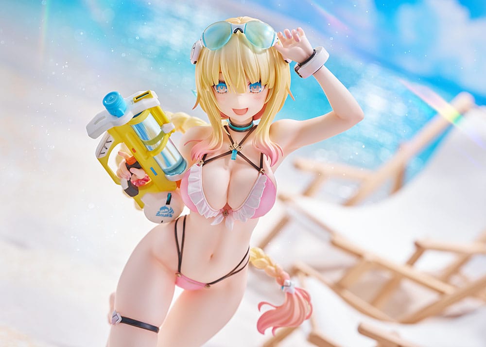 Phantasy Star Online PVC Statue 1/7 es Akhtal Summer Vacation 24 cm      4981932524955