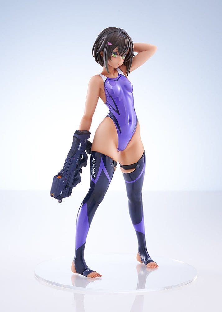 Arms Note PVC Figure 1/7 Buchou-chan of the Swimming Club Purple Swimsuit Ver. 22 cm 4981932529233