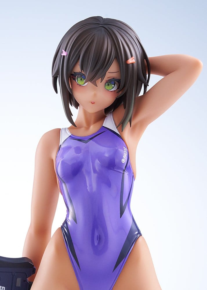 Arms Note PVC Figure 1/7 Buchou-chan of the Swimming Club Purple Swimsuit Ver. 22 cm 4981932529233