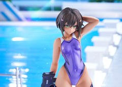 Arms Note PVC Figure 1/7 Buchou-chan of the Swimming Club Purple Swimsuit Ver. 22 cm 4981932529233