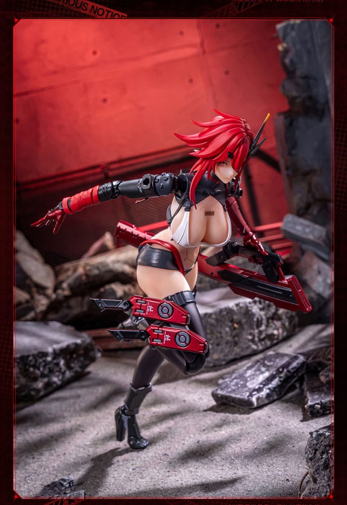 Original Character Seamless Action Figure 1/9 Wolf-Mastiff Force Karas Samurai 20 cm 6976881810295