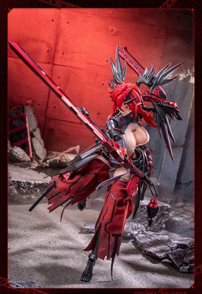 Original Character Seamless Action Figure 1/9 Wolf-Mastiff Force Karas Samurai 20 cm 6976881810295