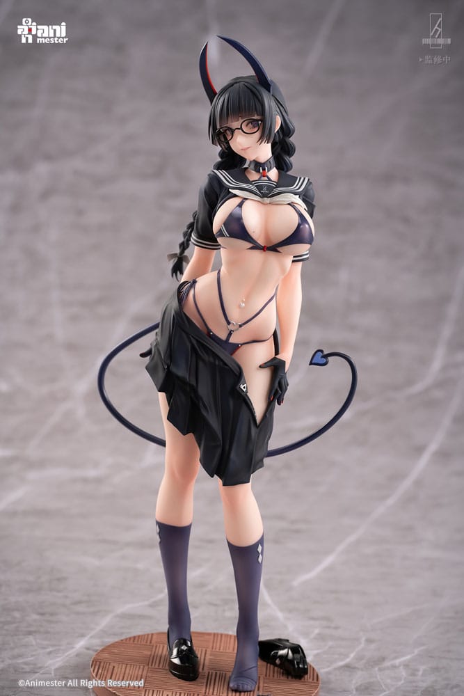 Original Character Statue 1/6 Succubus Class President Reina Illustration by Ban! 30 cm   6976881810301