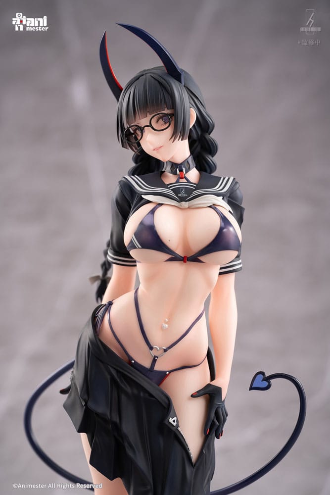 Original Character Statue 1/6 Succubus Class President Reina Illustration by Ban! 30 cm   6976881810301