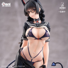Original Character Statue 1/6 Succubus Class President Reina Illustration by Ban! 30 cm   6976881810301