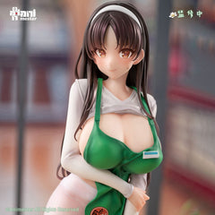Original Character Statue 1/6 First Business! Mari Hanamiya the Gentle Shop Assistant illustration by POPQN 28 cm   6976881810363