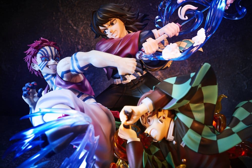 Demon Slayer: Kimetsu no Yaiba PVC Figure Tanjiro Kamado & Giyu Tomioka & Akaza 13 cm 4534530654069
