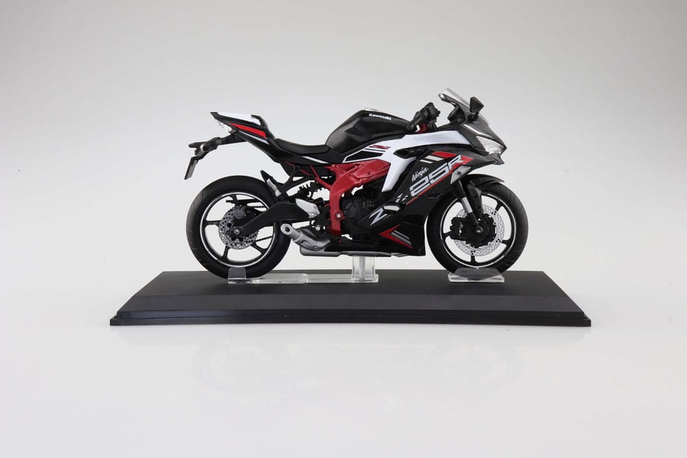 Diecast Bike Series Statue 1/12 Kawasaki Ninja ZX-25R Metallic Spark Black×Peal Flat Stardust White 16 cm 4905083109700