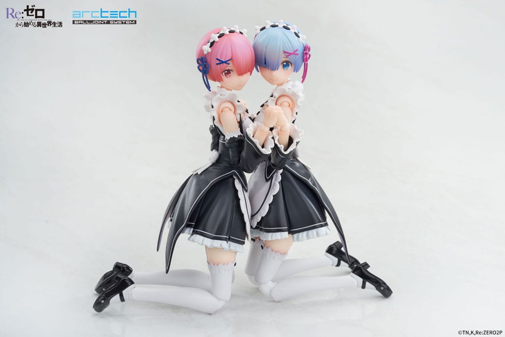 Re:Zero Starting Life in Another World Arctech Posable Series Action Figures 2-Pack 1/8 Rem & Ram 20 cm 6971995421566