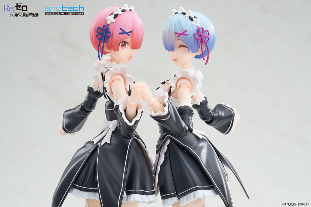 Re:Zero Starting Life in Another World Arctech Posable Series Action Figures 2-Pack 1/8 Rem & Ram 20 cm 6971995421566