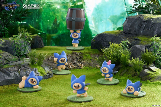 Monster Hunter Rise Trading Figure 6-Pack Felyne Cat 6971995422310