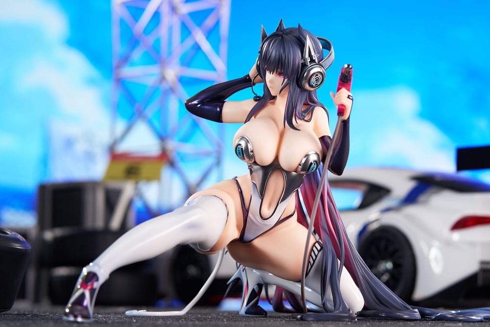 Azur Lane PVC Statue 1/7 Strasbourg Faerie of the Race Circuit Ver. 16 cm                  6971995422587