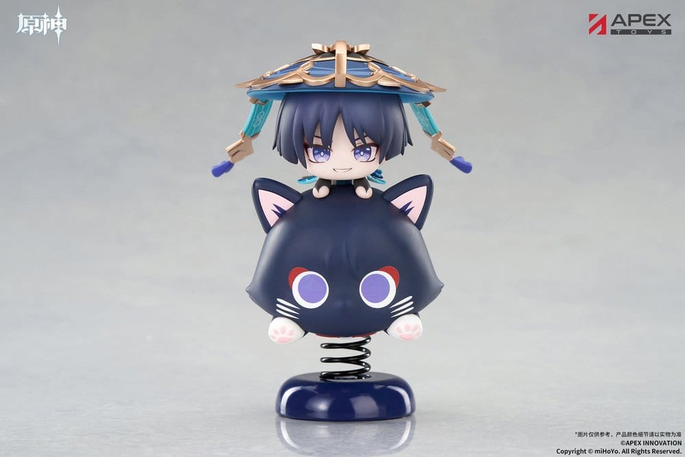 Genshin Impact Chibi Chara Yurayura Stand PVC Figure Wanderer 11 cm 6971995423126
