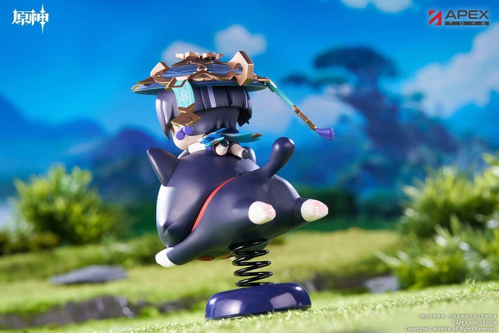 Genshin Impact Chibi Chara Yurayura Stand PVC Figure Wanderer 11 cm 6971995423126