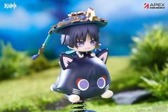 Genshin Impact Chibi Chara Yurayura Stand PVC Figure Wanderer 11 cm 6971995423126