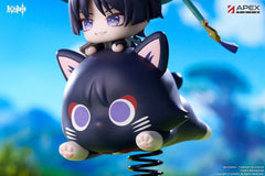 Genshin Impact Chibi Chara Yurayura Stand PVC Figure Wanderer 11 cm 6971995423126