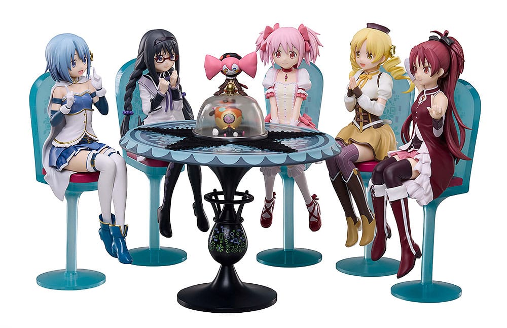 Puella Magi Madoka Magica The Movie: Rebellion PVC Statue Tea Party Cake Song Ver. Set 18 cm     4534530603135