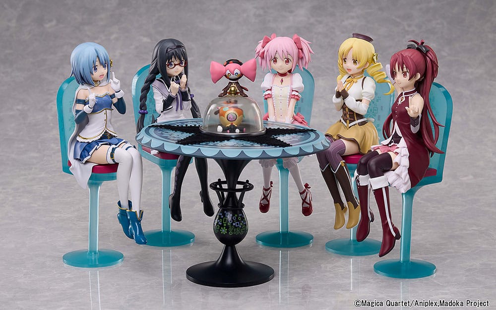 Puella Magi Madoka Magica The Movie: Rebellion PVC Statue Tea Party Cake Song Ver. Set 18 cm     4534530603135