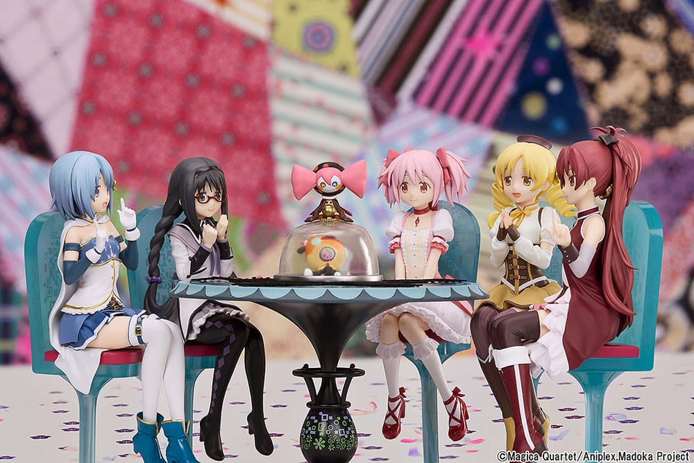 Puella Magi Madoka Magica The Movie: Rebellion PVC Statue Tea Party Cake Song Ver. Set 18 cm     4534530603135