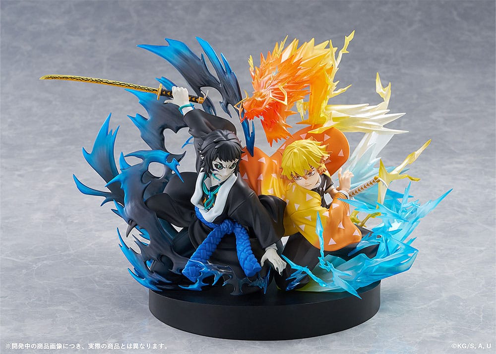 Demon Slayer: Kimetsu no Yaiba PVC Statue Zenitsu Agatsuma & Kaigaku 15 cm   4534530960849