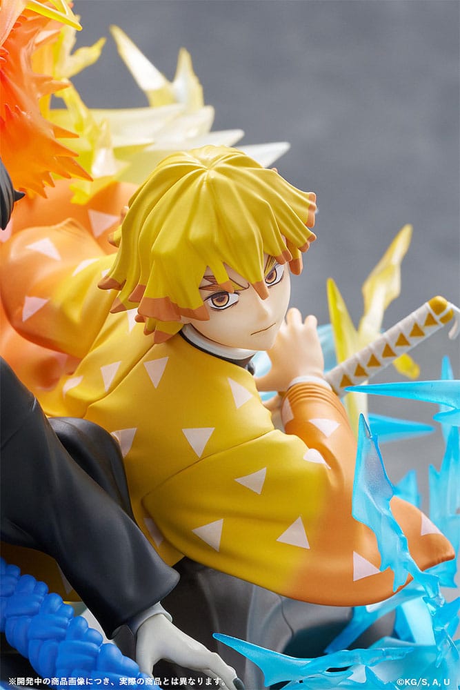 Demon Slayer: Kimetsu no Yaiba PVC Statue Zenitsu Agatsuma & Kaigaku 15 cm   4534530960849