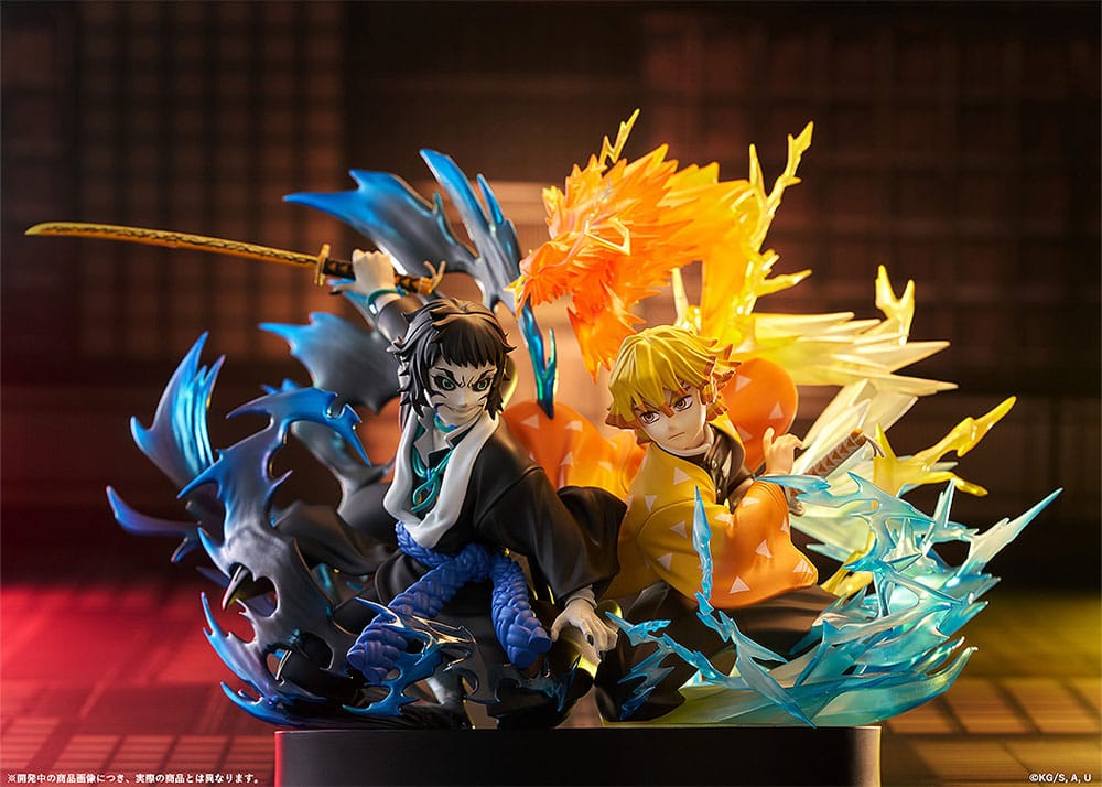 Demon Slayer: Kimetsu no Yaiba PVC Statue Zenitsu Agatsuma & Kaigaku 15 cm   4534530960849