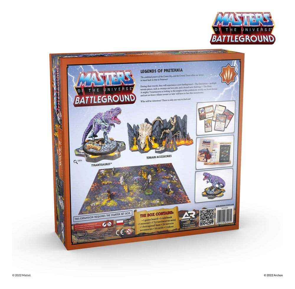 Masters of the Universe: Battleground Miniatures Game Wave 2: Legends of Preternia *French Version* 5901414673000