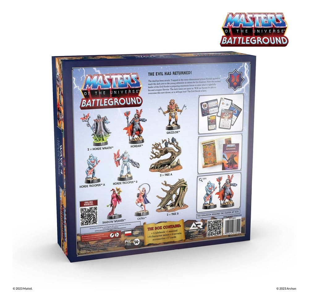 Masters of the Universe: Battleground Miniatures Game Wave 4: The Power of the Evil Horde *German Version* 5901414673529