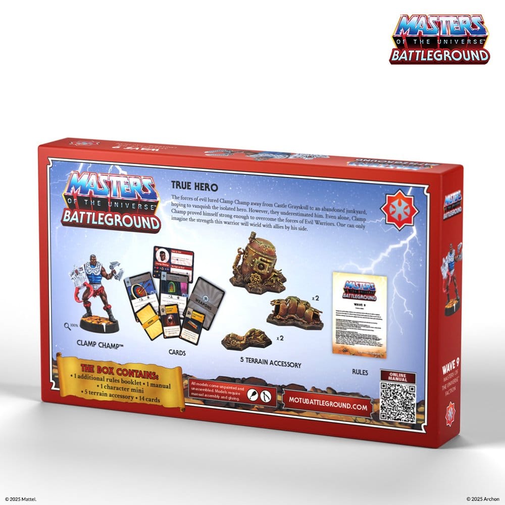 Masters of the Universe: Battleground Miniatures Game Wave 9: Masters of the Universe Faction *German Version* 5901397100500