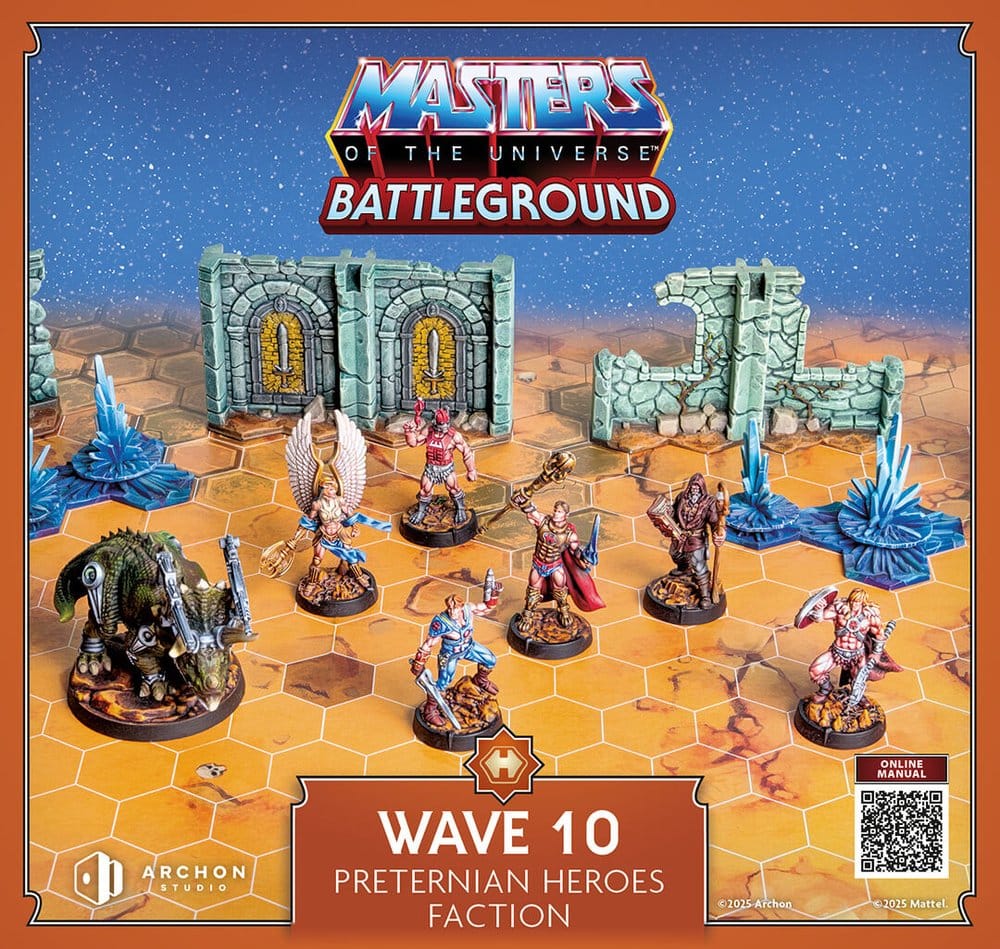 Masters of the Universe: Battleground Miniatures Game Wave 10: Preternian Heroes Faction *Italian Version* 5901397100463