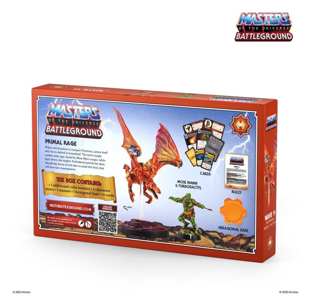 Masters of the Universe: Battleground Miniatures Game Wave 11: Preternian Heroes (Moss Man / Turbodactyl) *English Version* 5901397105819