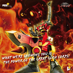 Tengen Toppa Gurren Lagann POSE+METAL series Statue Dai-Gurren 33 cm    4898506855493