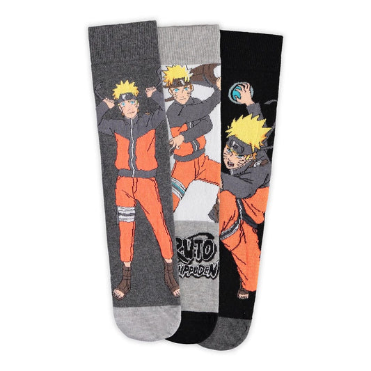 Naruto Shippuden Socks 3-Pack Naruto 39-42 8718526154290