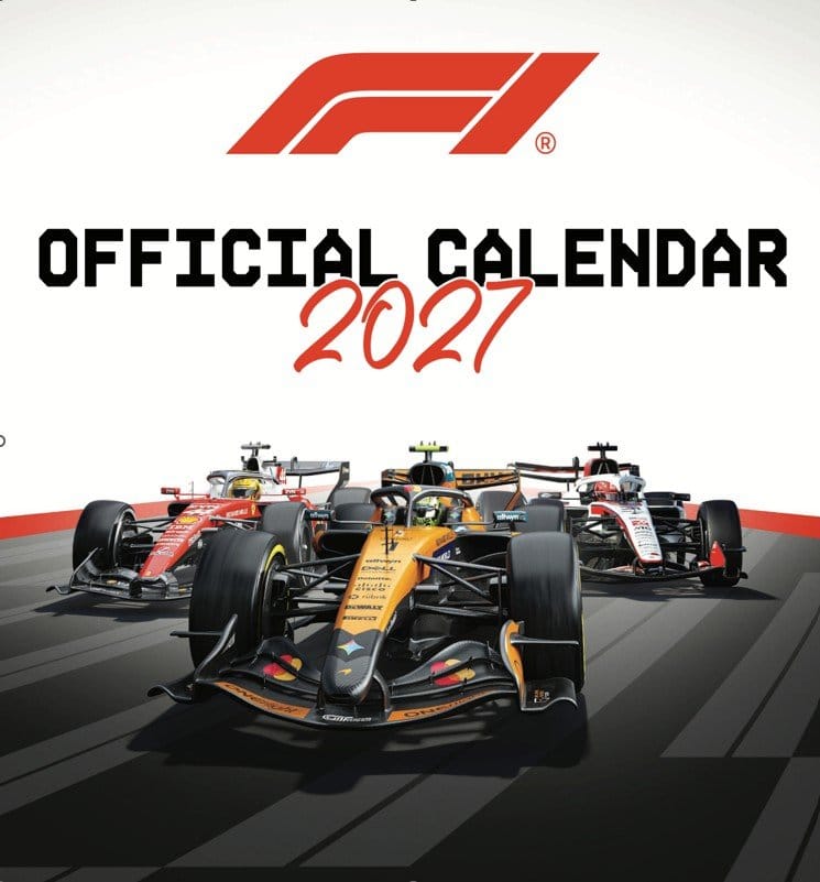 Formula 1 Official Calendar 2027 30 x 30 cm 8595715606804