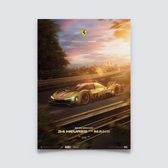 Ferrari AF Corse Puzzle 499P 24 Heures du Mans 2025 Winner (1000 Pieces) 48 x 68 cm 8595715606941