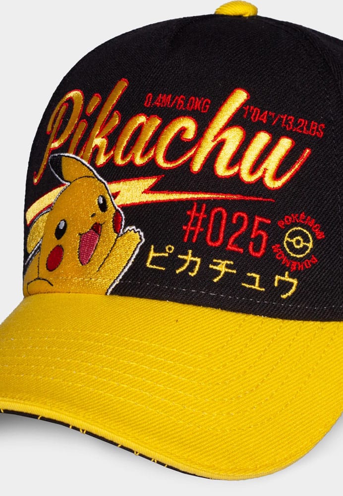 Pokemon Curved Bill Cap Pikachu Hello 8718526167924