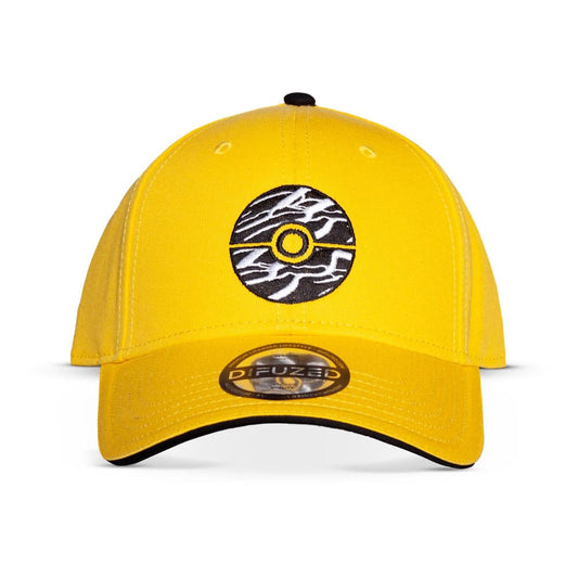 Pokemon Curved Bill Cap Pokeball yellow 8718526170788