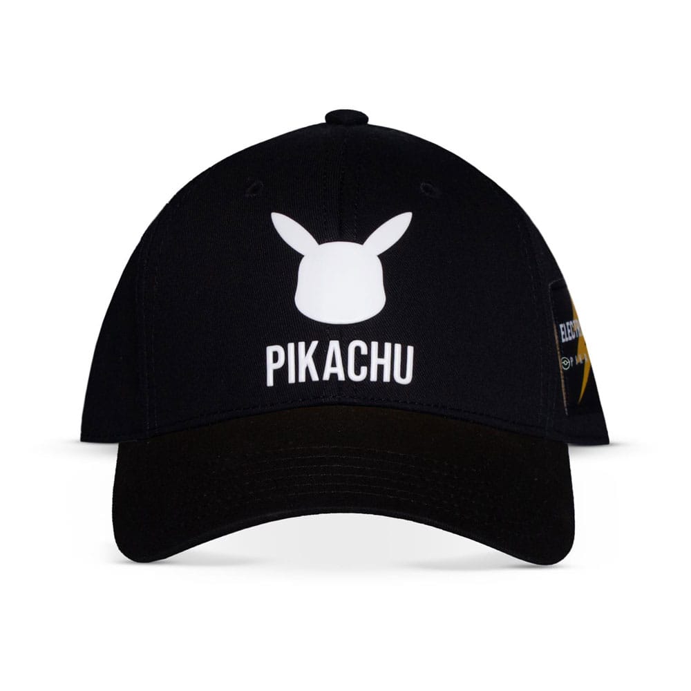 Pokemon Curved Bill Cap Pikachu Black 8718526190854