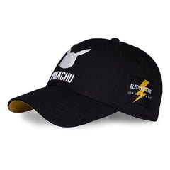 Pokemon Curved Bill Cap Pikachu Black 8718526190854