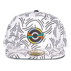 Pokemon Snapback Cap Pokeball white 8718526170818