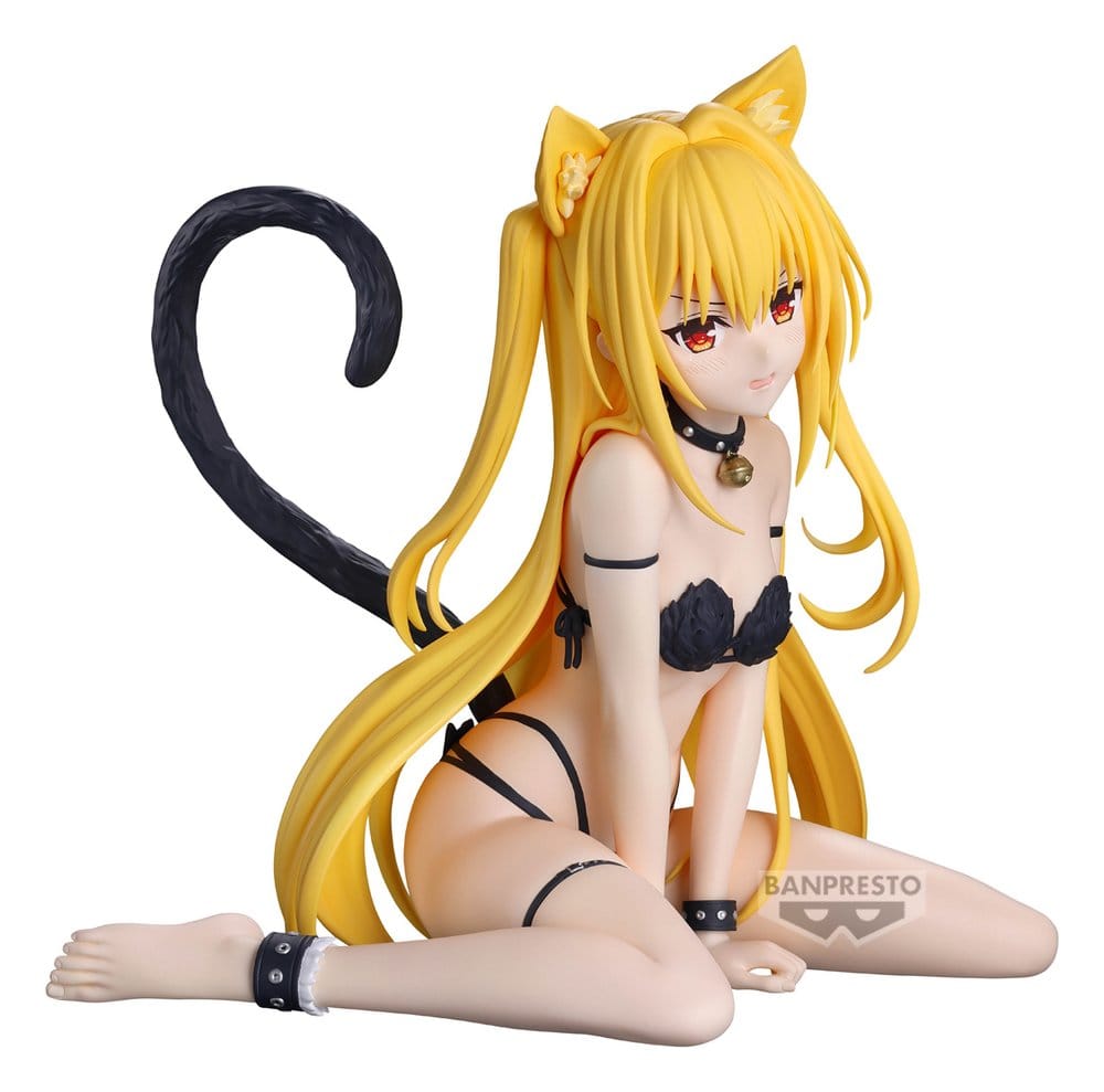 To Love Ru Darkness Nyarls Collection PVC Figure Konjiki no Yami Sitting Version 13 cm 4580886903603